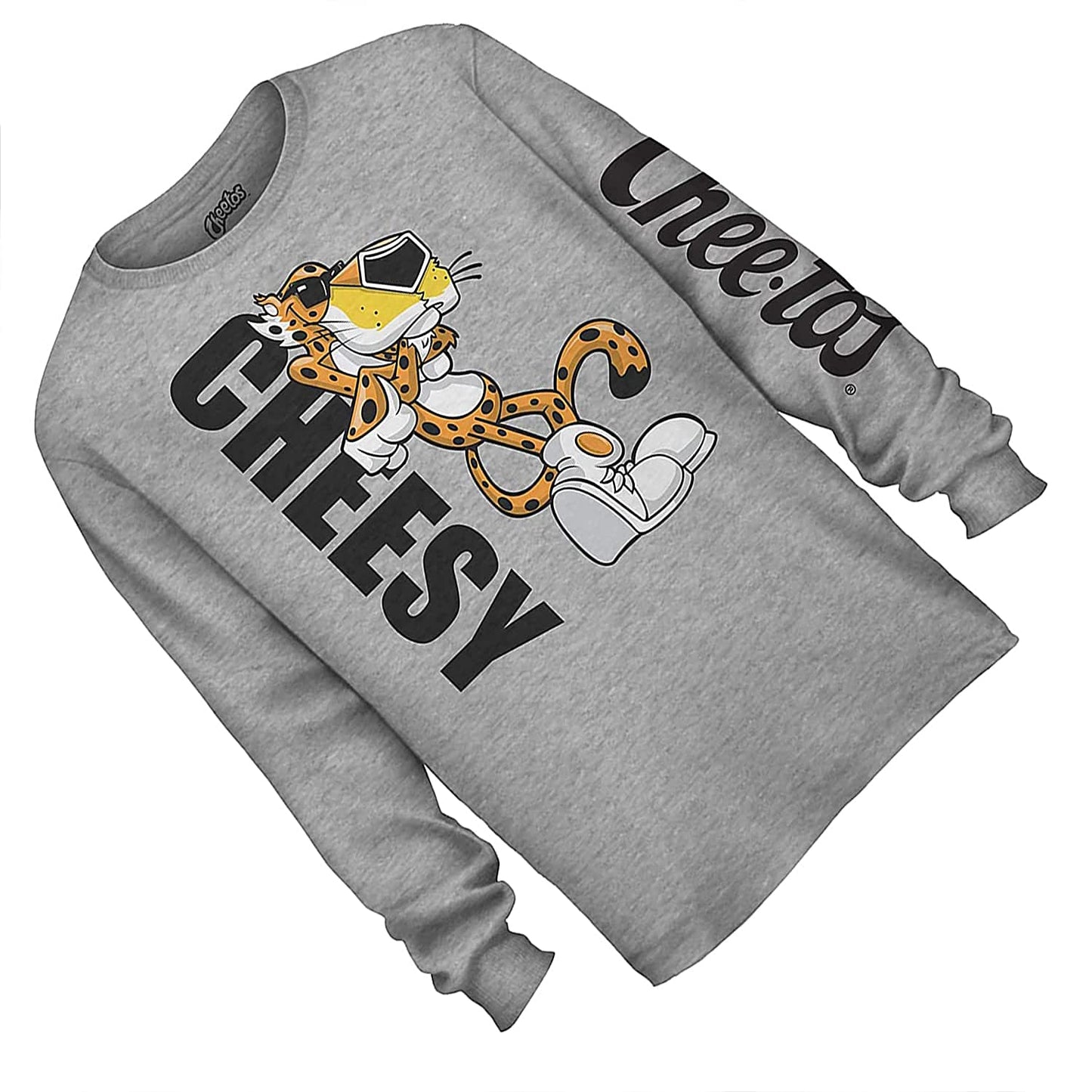 Cheetos Men Chester Cheetah Long Sleeve Graphic T-Shirt